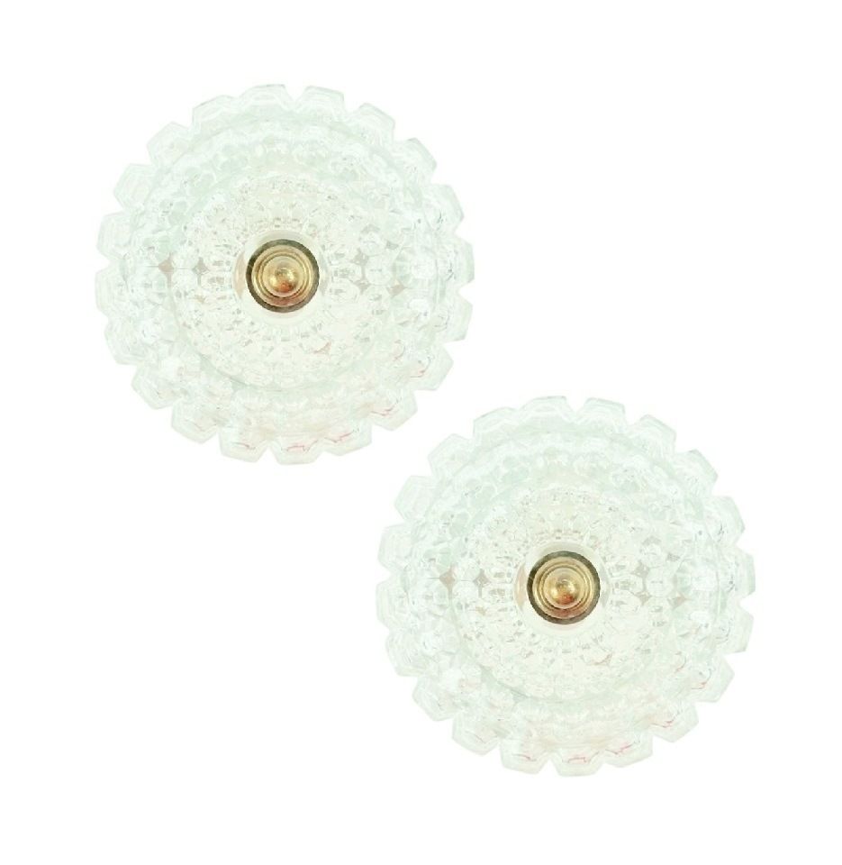 Pair Of Mid Century Diamond Glass Wall Lights By Helena Tynell For Limburg, Germany, 1960s photo furniture