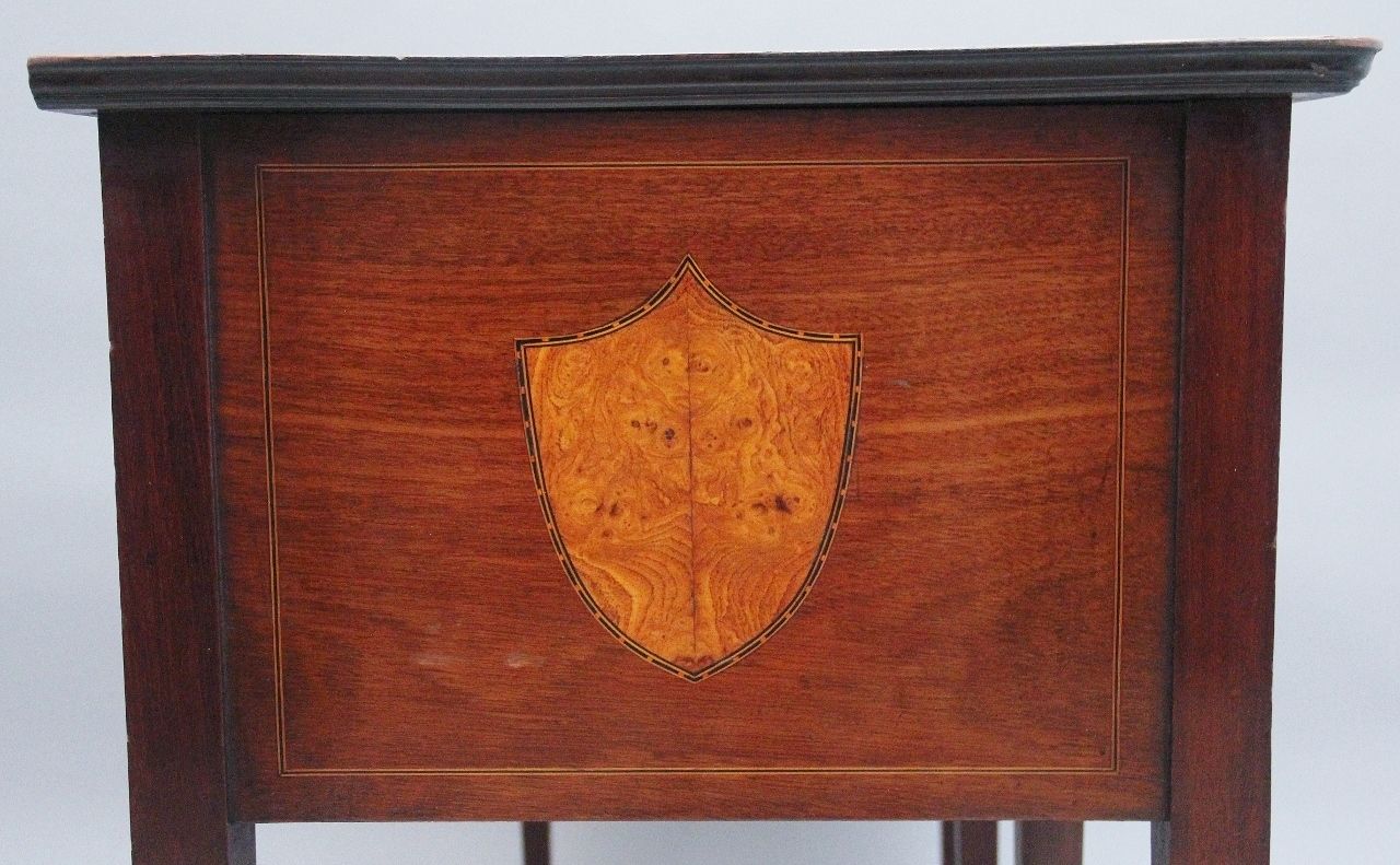 Furniture 19th Century Mahogany And Burr Elm Sideboard By “The Woodworkers Ltd, Kilkenny photo