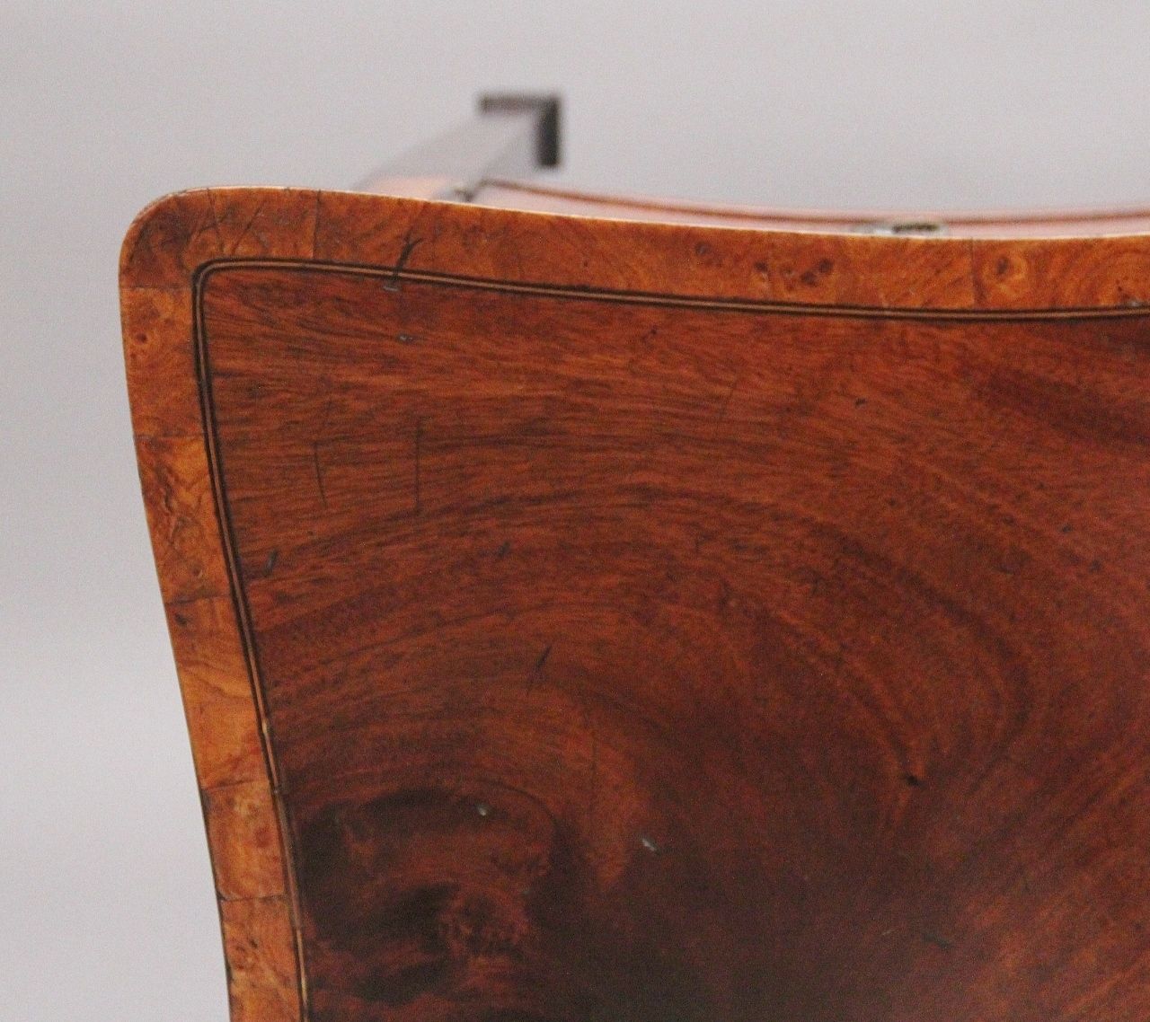 photo vintage 19th Century Mahogany And Burr Elm Sideboard By “The Woodworkers Ltd, Kilkenny