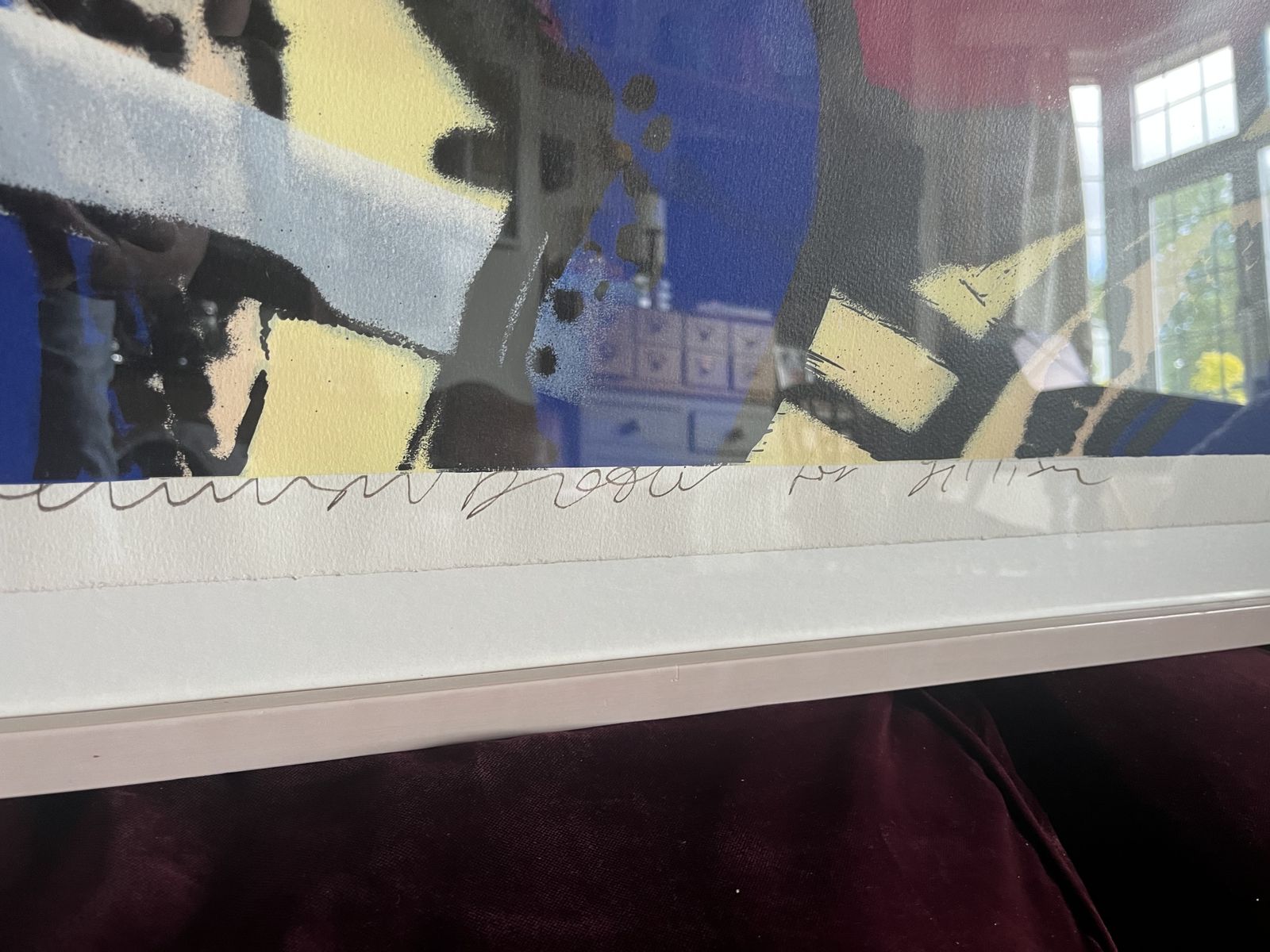 De Motorrijder The Motorcyclist Large Limited Edition Signed Herman Brood Screenprint photo 425.0