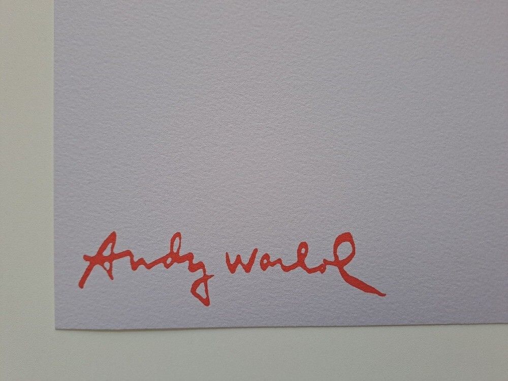 1980er Andy Warhol Signierte Limited Edition Lithographie Mickey Mouse photo for sale