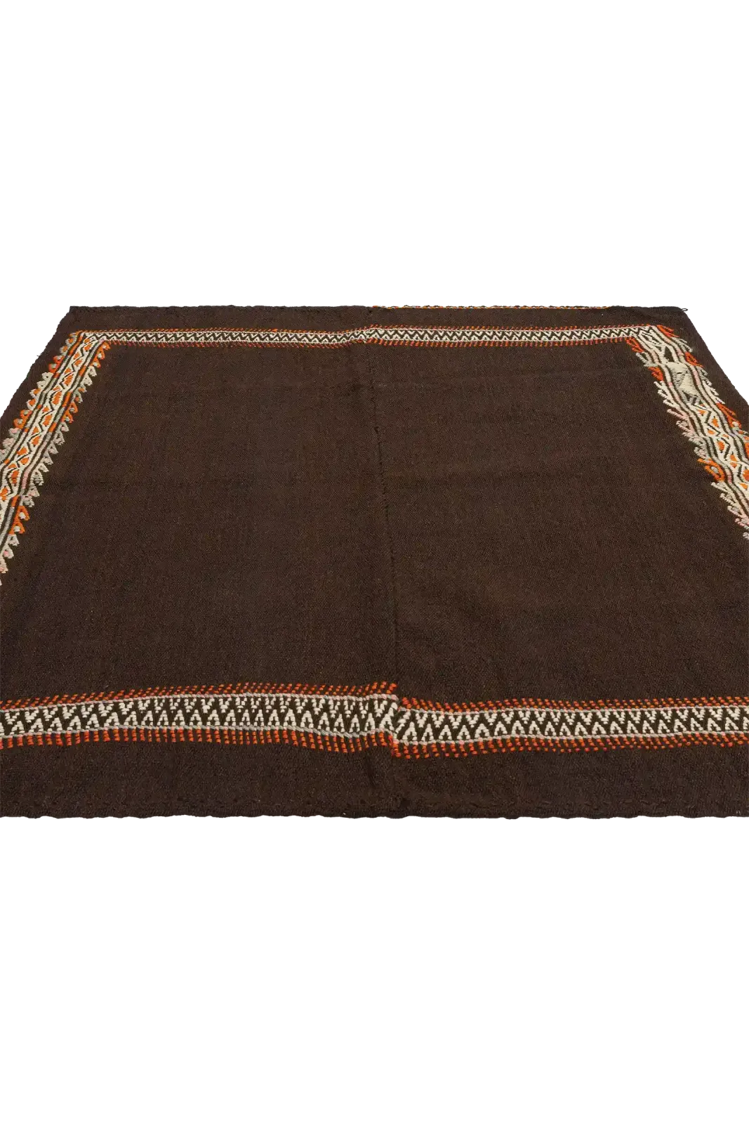 Afyon Vintage Kilim 113x110cm, 1960s photo for sale