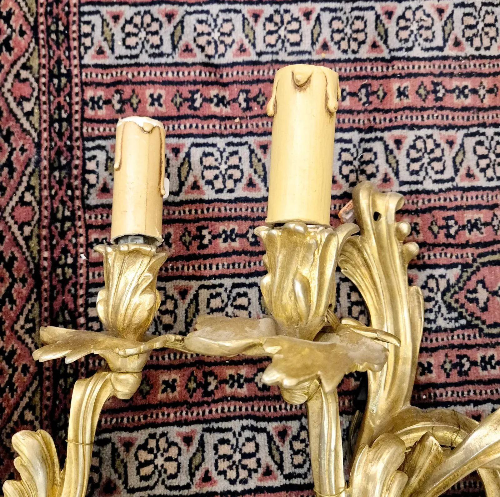 2658.0 Pair Of Louis XV Style Ormolu Sconces From The Napoleon III Period photo