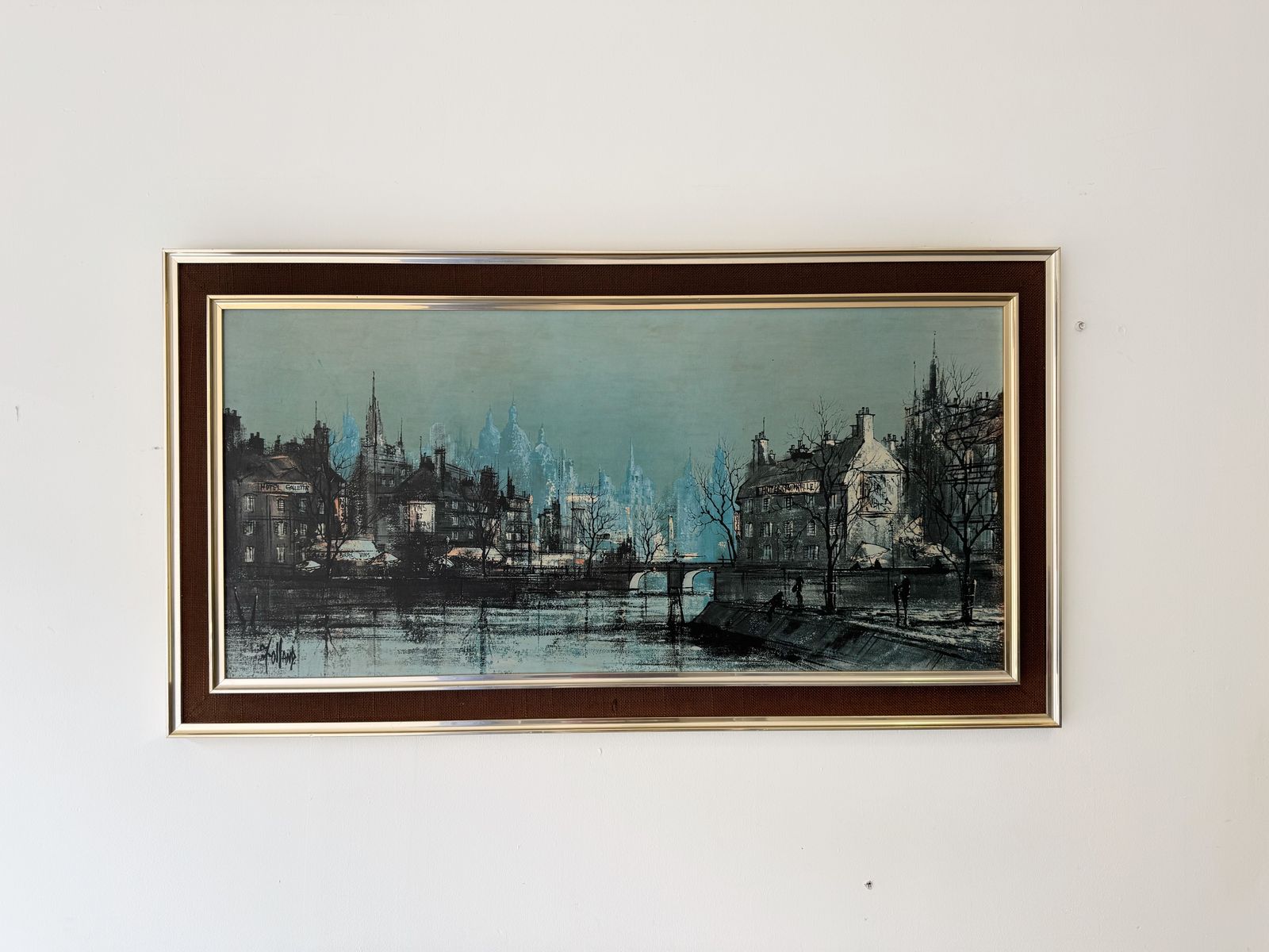 Vintage Print Spires Of Paris By Ron Folland