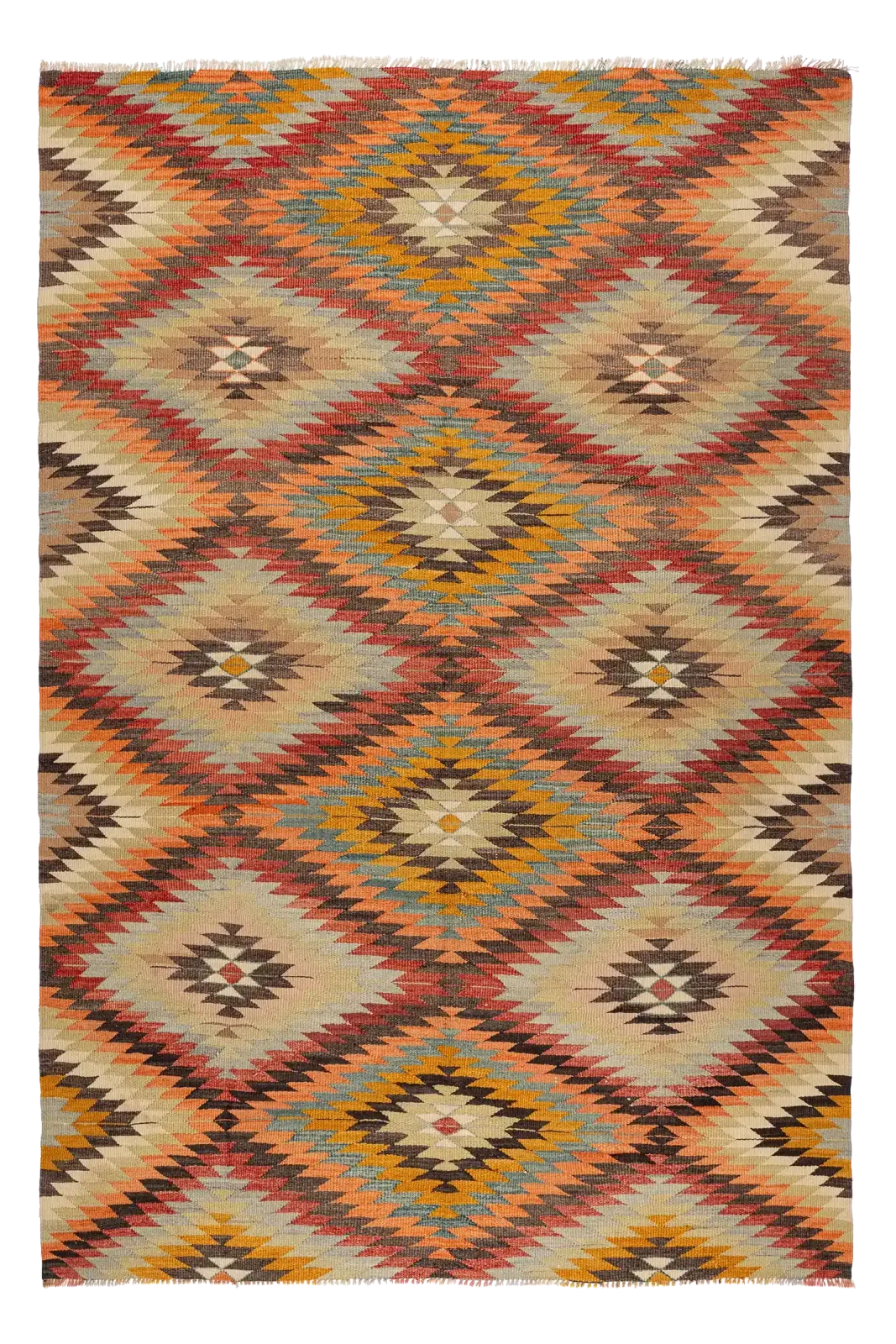 Afyon Vintage Kilim 251x167cm, 1960s