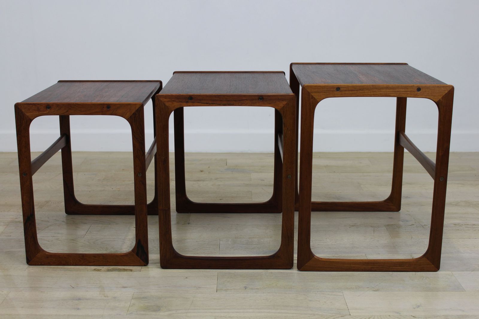 Furniture Danish Nest Of Tables By Gelsted Of Denmark photo