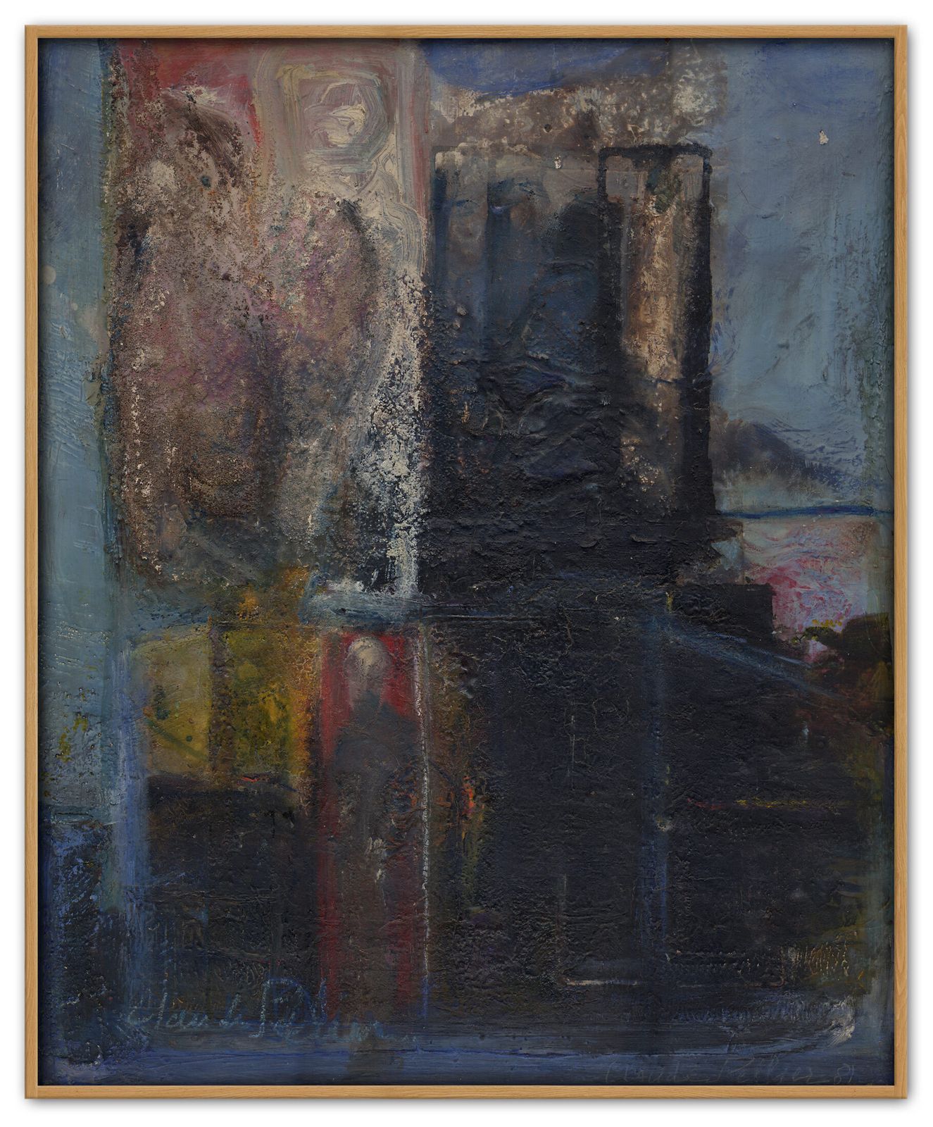 Fine French Abstract Oil Painting