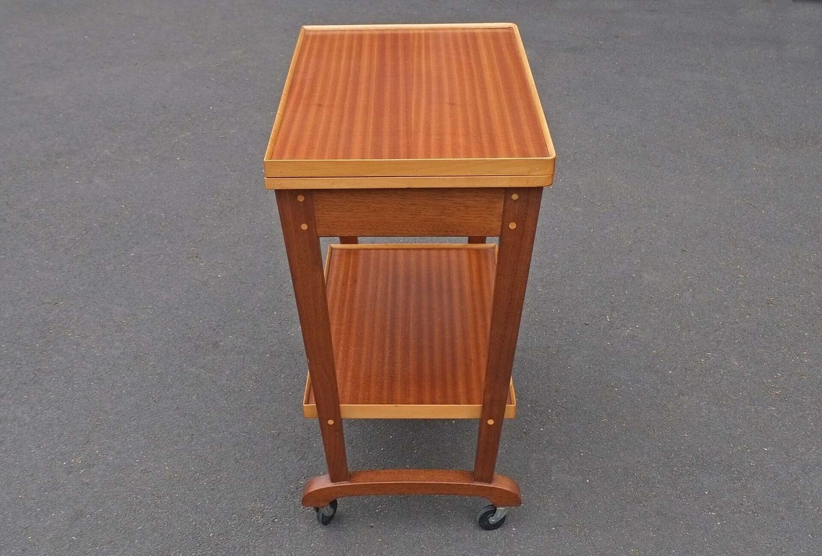 1950’s Fold Over Drinks Or Tea Trolley photo Furniture