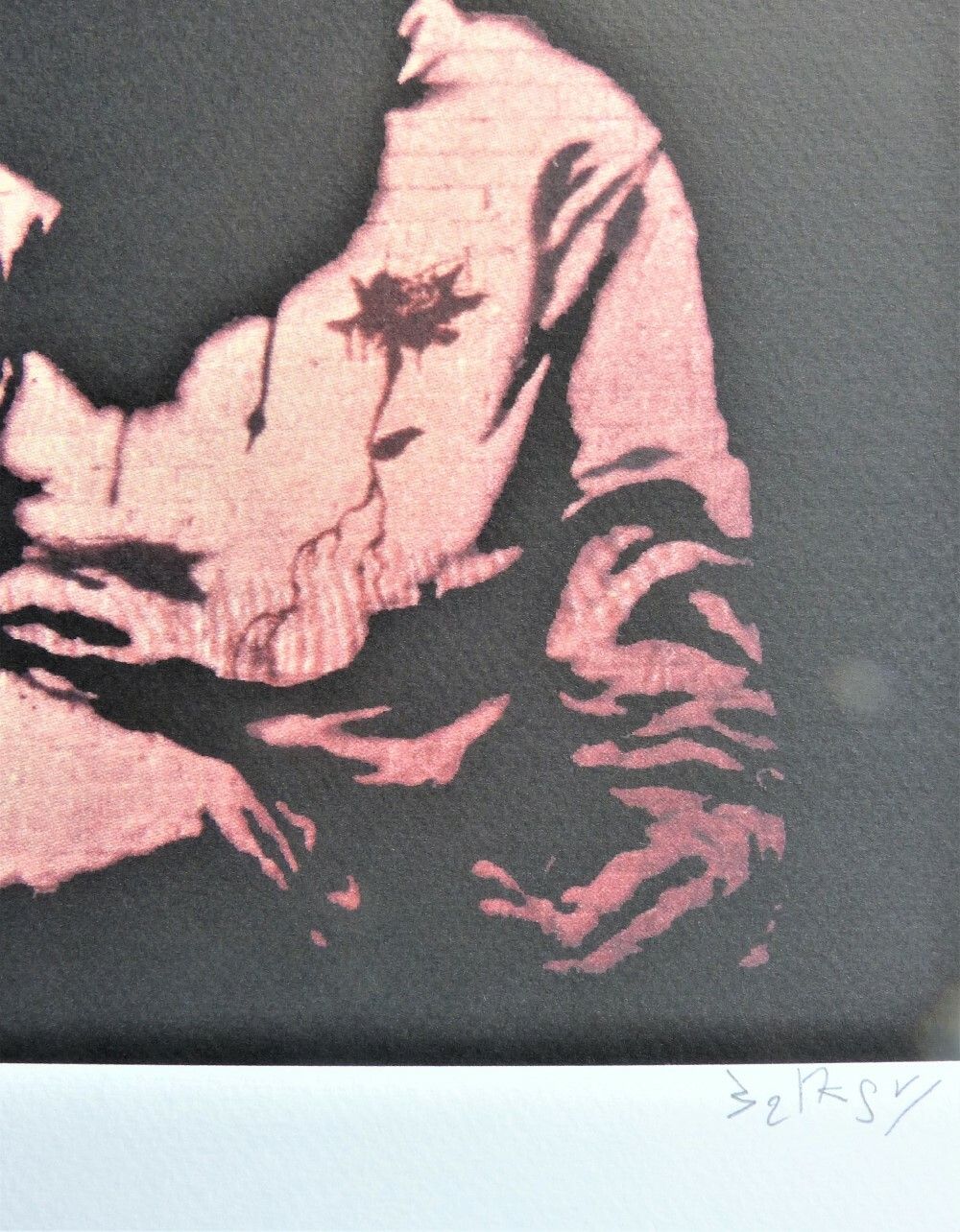 Banksy "Untitled" Small Limited Edition 45/60 Lithograph 35 X 50 Cm photo Art