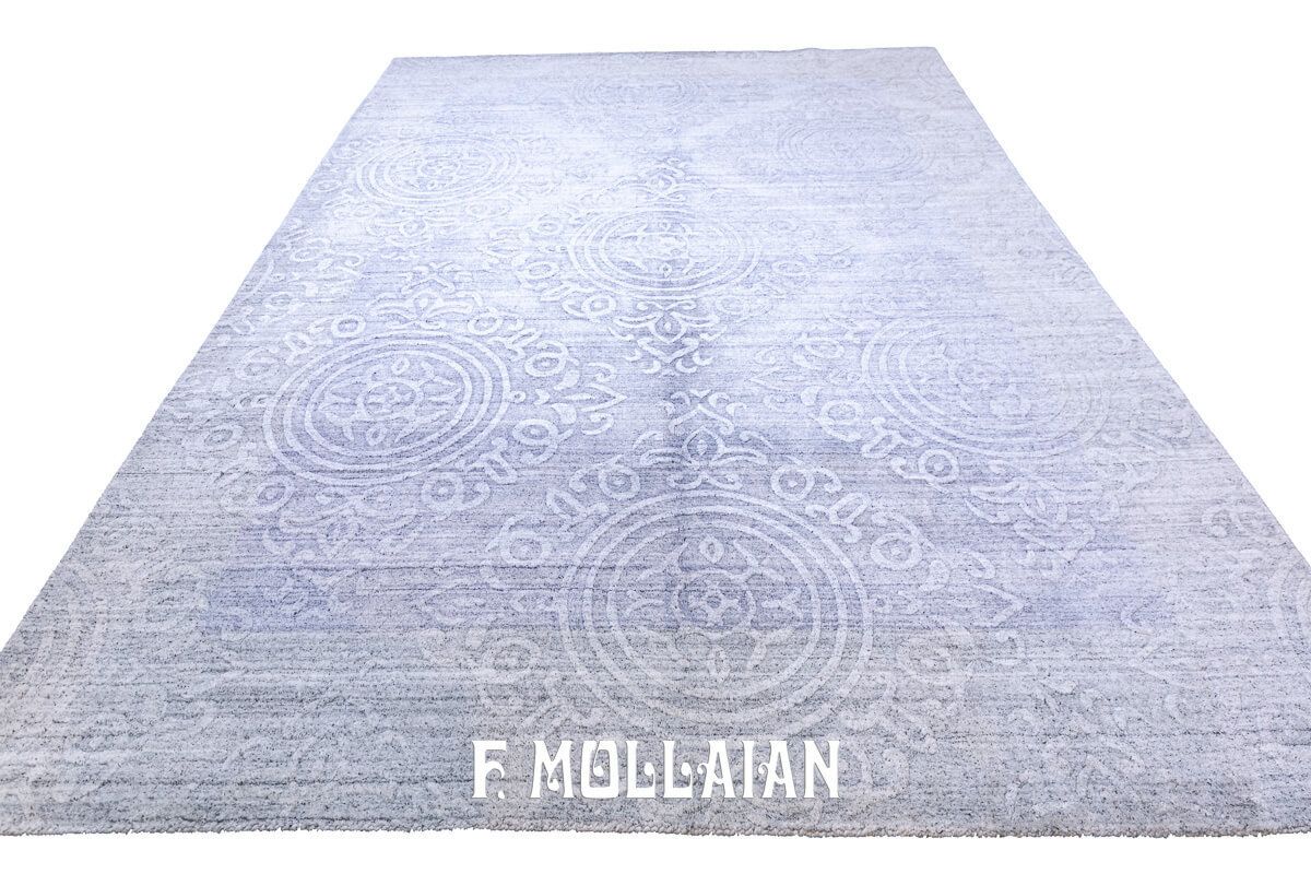 Modern Rug Light Blue photo furniture