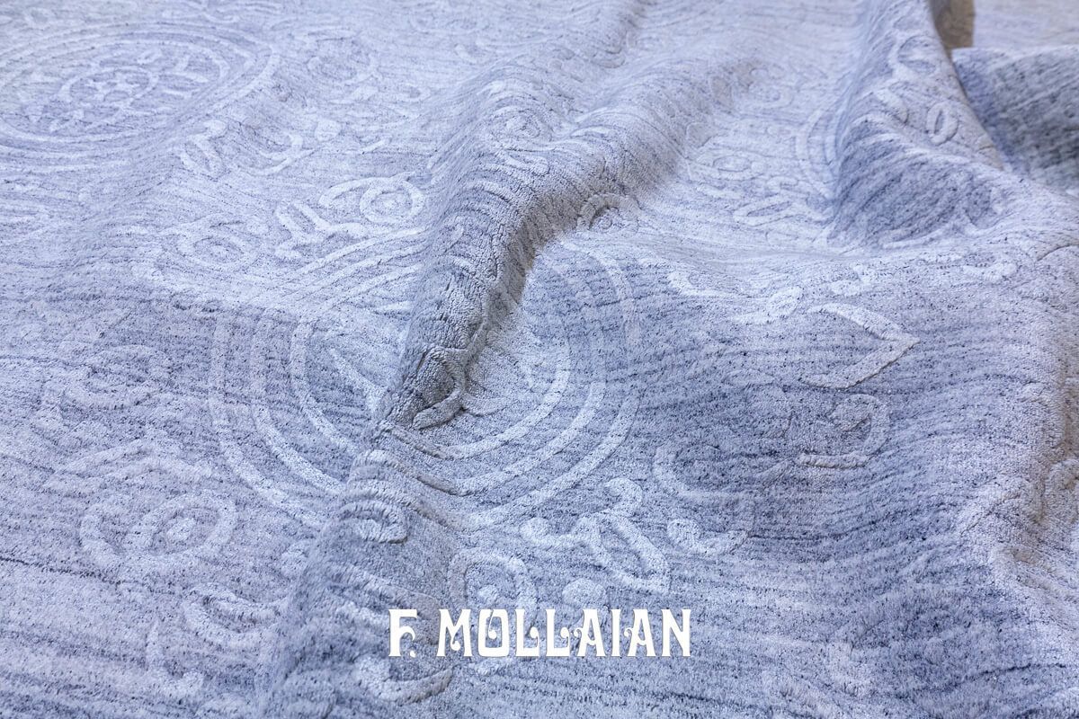 Modern Rug Light Blue photo vintage