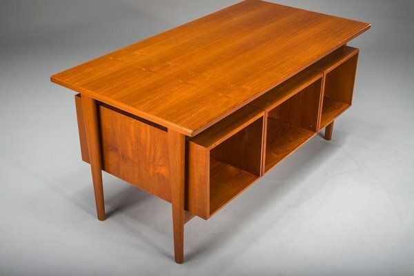 photo vinterior Danish Teak Desk By Kai Kristiansen For Fm Møbler, 1960s