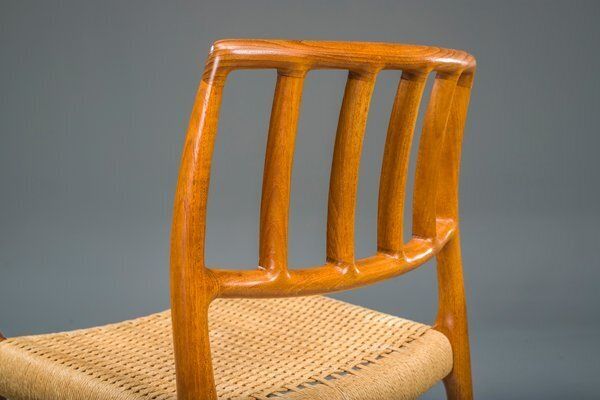 3147.0 Model 83 Dining Chairs In Teak By Niels Otto Møller For J.L. Møllers, 1960s, Set Of 6 photo