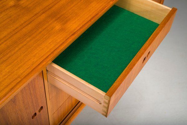 Mid Century Scandinavian Modern Teak Sideboard By Harry østergaard For Randers Møbelfabrik, 1960s photo buy