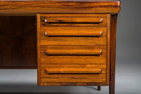 photo furniture Danish Modern Executive Desk By Ib Kofod Larsen For Faarup Møbelfabrik, 1960