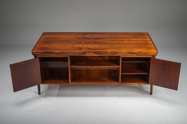 photo vintage Danish Modern Executive Desk By Ib Kofod Larsen For Faarup Møbelfabrik, 1960