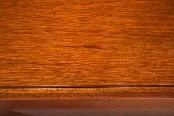 Diamond Point Mahogany Credenza By Antoine Philippon & Jacqueline Lecoq For Behr, 1964 photo for sale