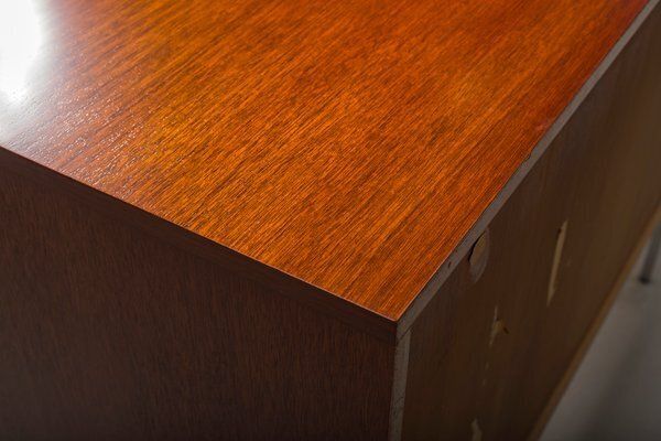 Diamond Point Mahogany Credenza By Antoine Philippon & Jacqueline Lecoq For Behr, 1964 photo vinterior