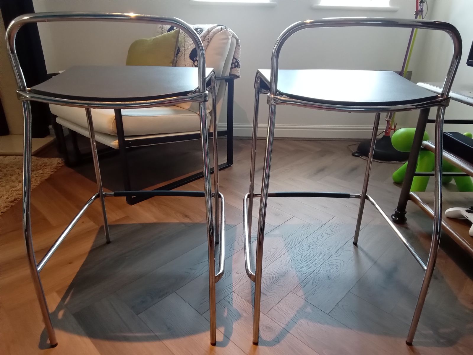 Pair Of Iconic Magis Centomila Bar Stools By James Irvine (1999) photo Furniture