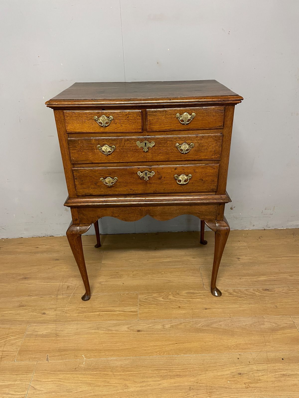 C18th Provincial Oak Chest On Stand photo furniture