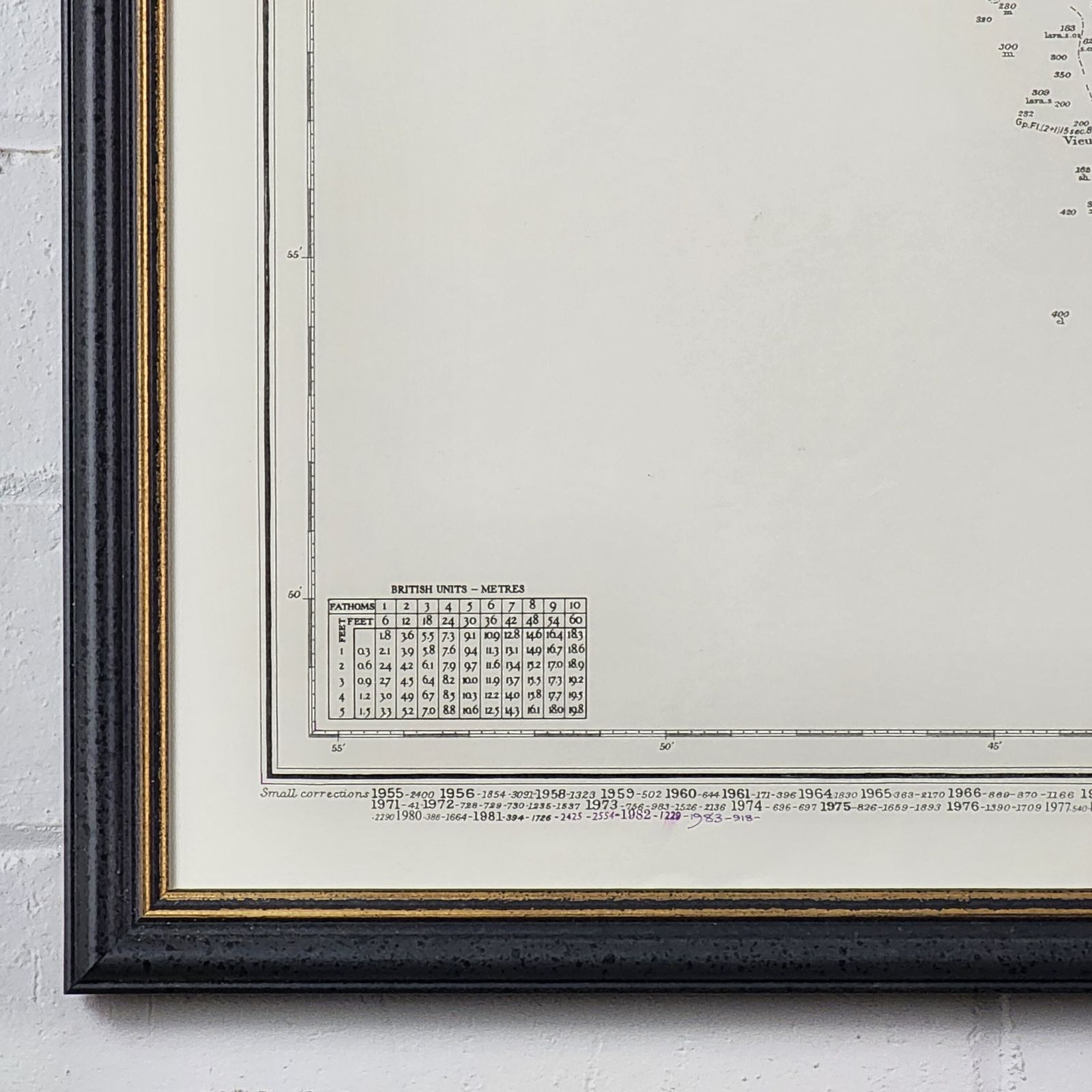 Vintage Admiralty Chart 885   Guadeloupe With The Adjacent Islands photo for sale