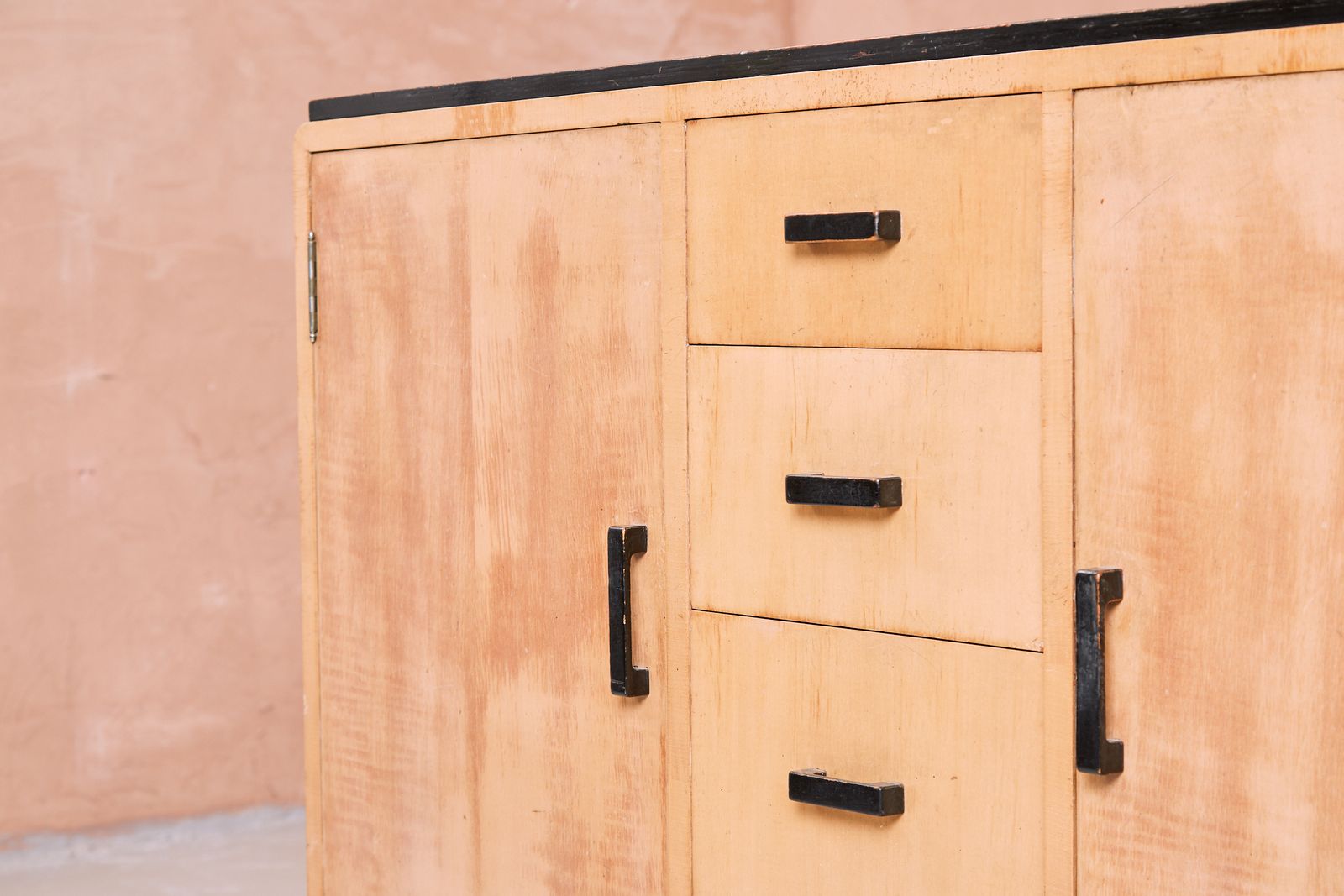 Original Art Deco Satin Birch Sideboard For Heals, 1930s photo 2500.0