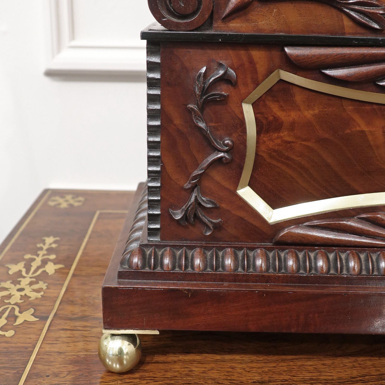 English Georgian Mahogany Bracket Clock By Roskell Of Liverpool photo buy