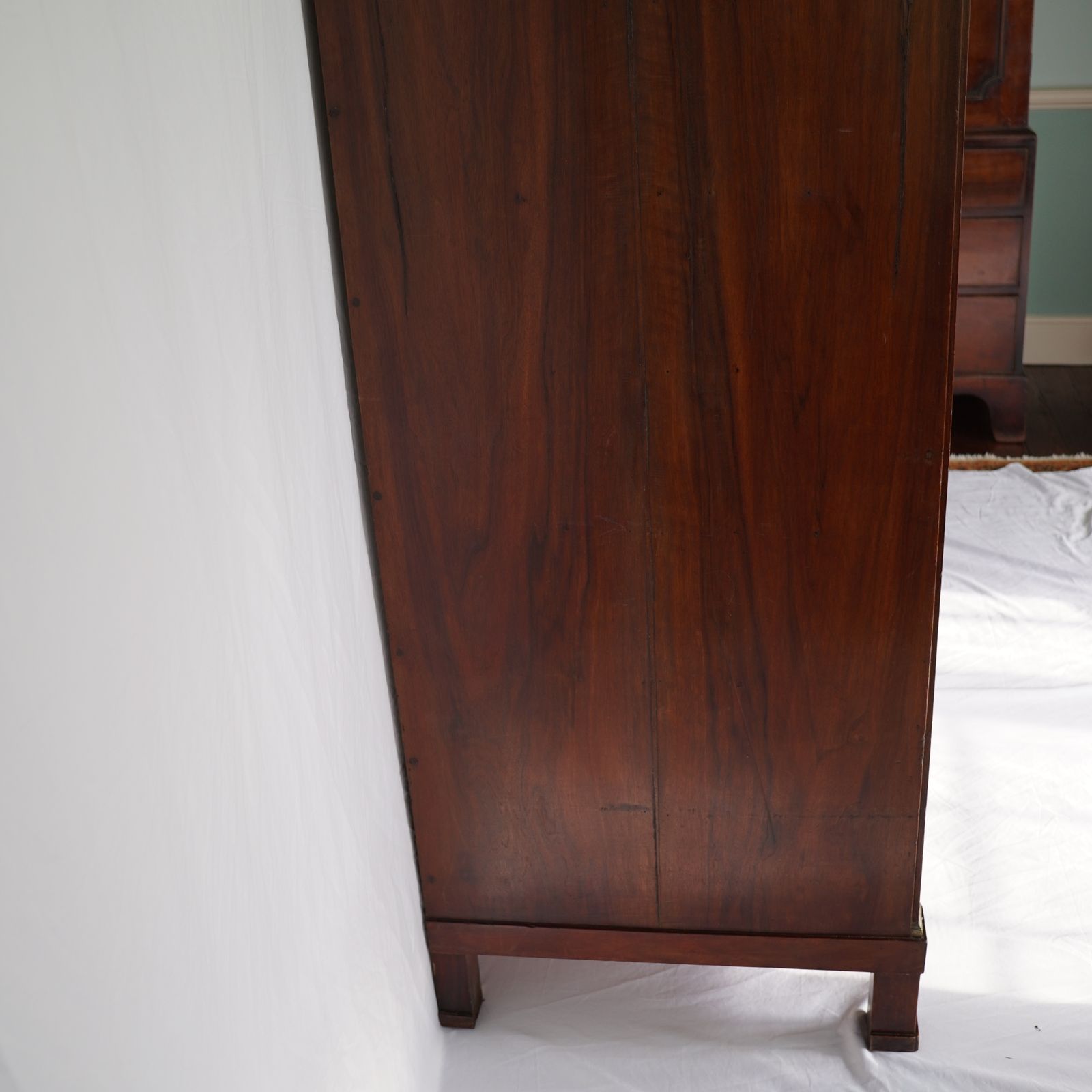 photo vinterior French Empire Walnut Tall Chest Of Drawers