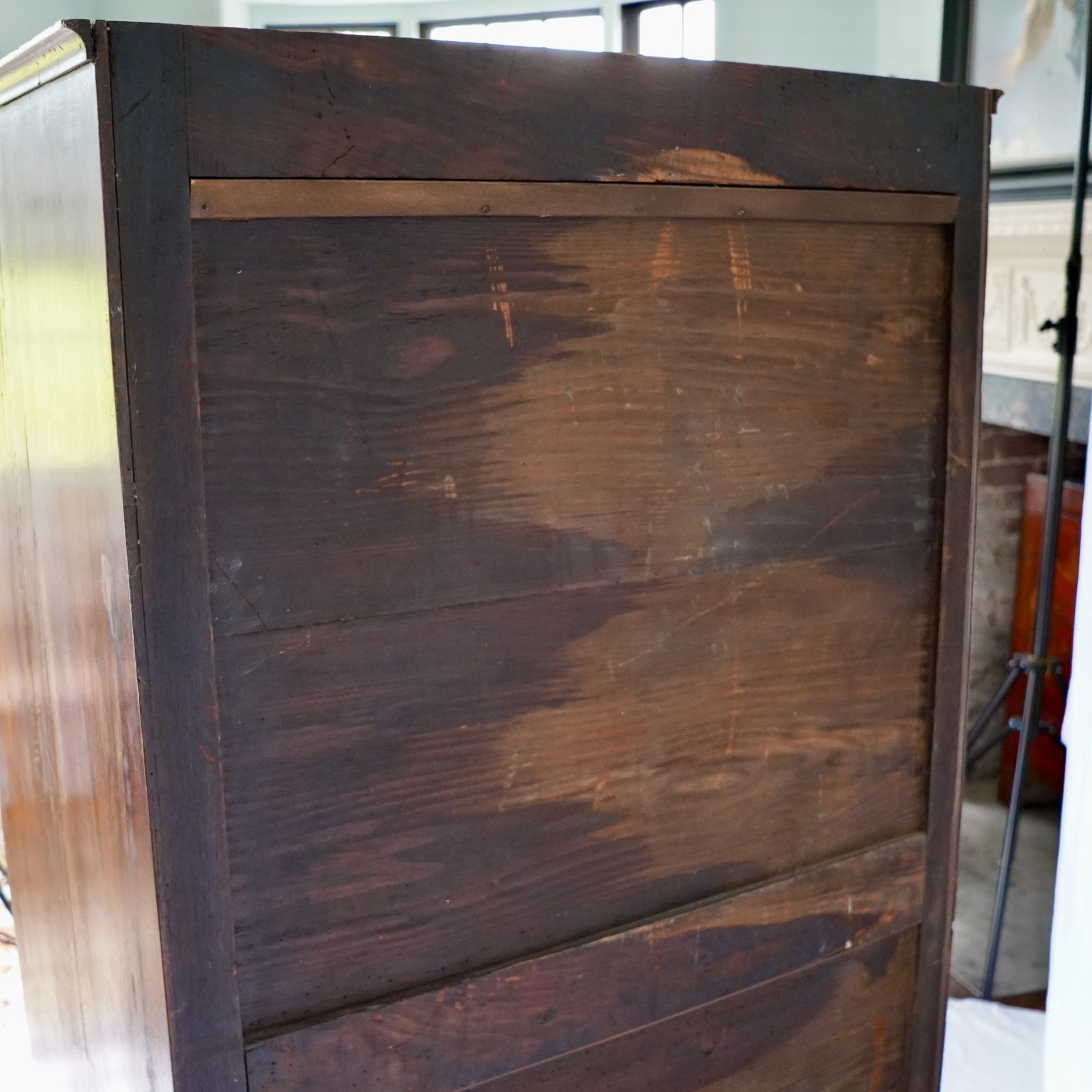 photo buy French Empire Walnut Tall Chest Of Drawers