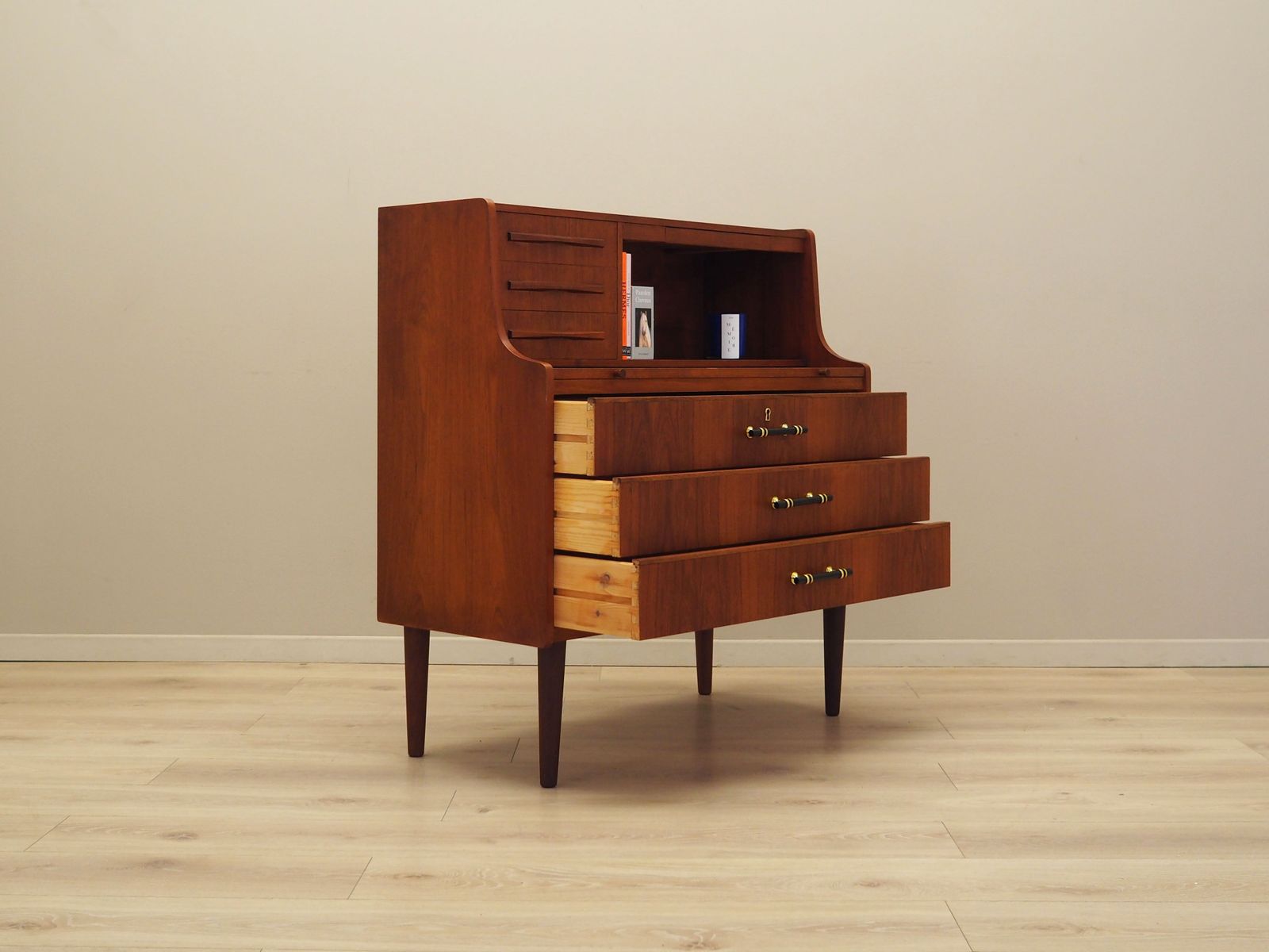 Teak Secretary, Danish Design, 1970s, Production: Denmark photo buy