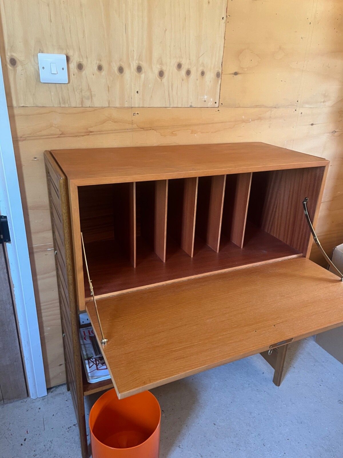 photo for sale Ladderax Shelving Unit W Desk Teak Ladders