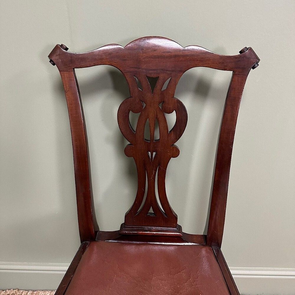 photo for sale Quality Set Of 8 Antique Victorian Dining Chairs By William Walker & Sons