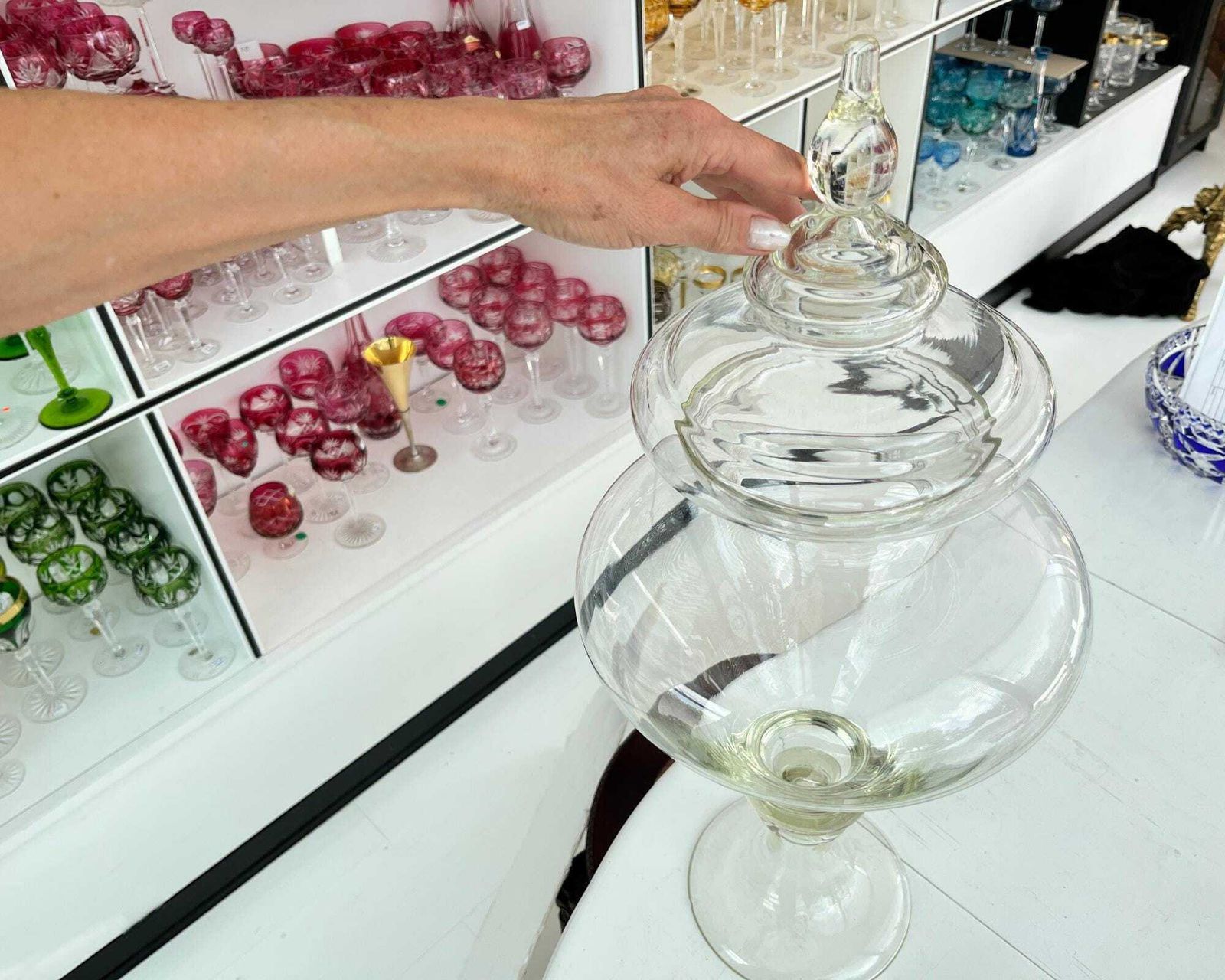 Franse Apothekerspot Van Glas | (1) photo vinterior