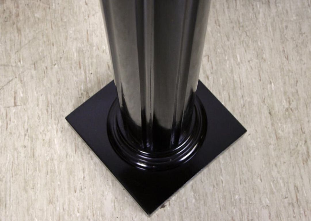 photo for sale 20th Century Art Nouveau Pedestal Or Column, Ebonized /Handcarved, At Ca. 1900