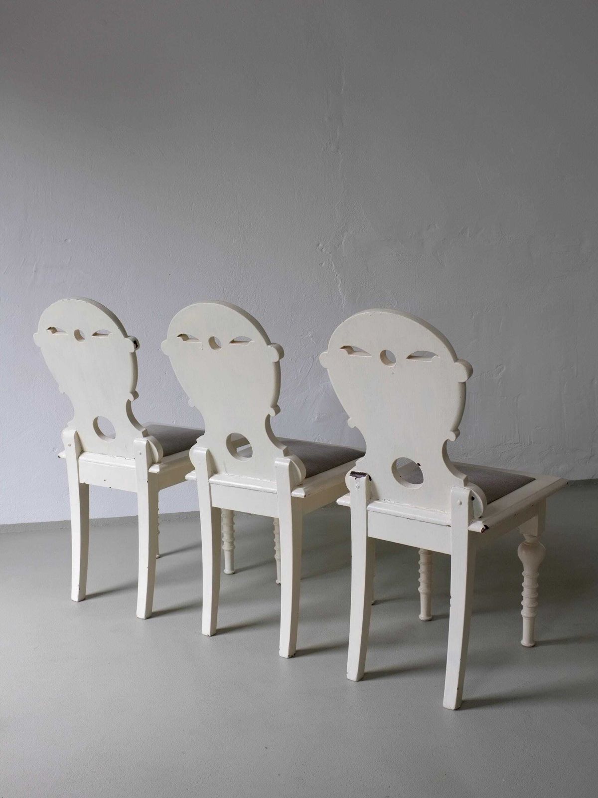 Swedish Folk White Painted Chair | 1of 3 | 1920s photo buy