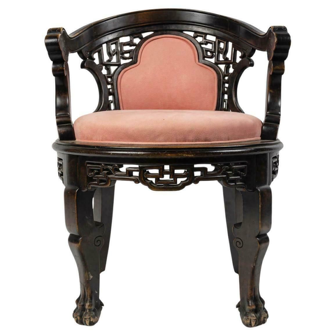 Japanese Style Office Armchair, 19th Century.