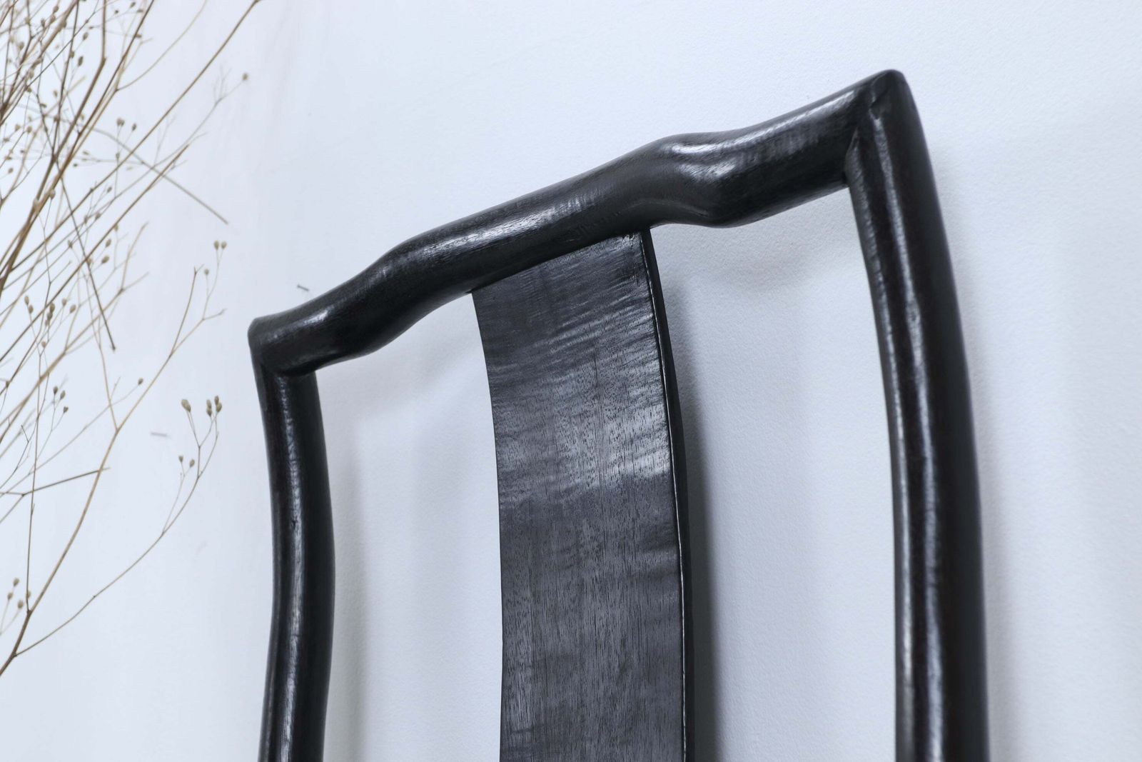 975.0 Late 19th Century Chinese Yoke Ebony (Wumu) Chairs photo