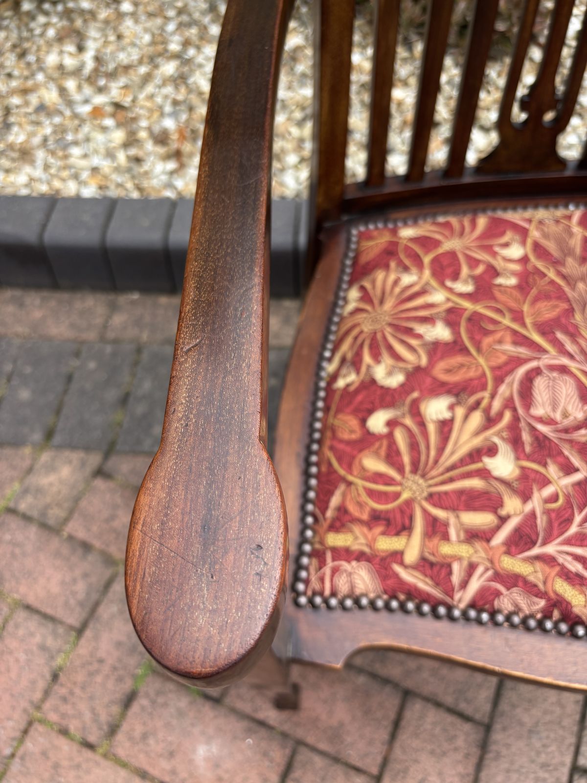 Art Nouveau Mahogany Armchair photo buy