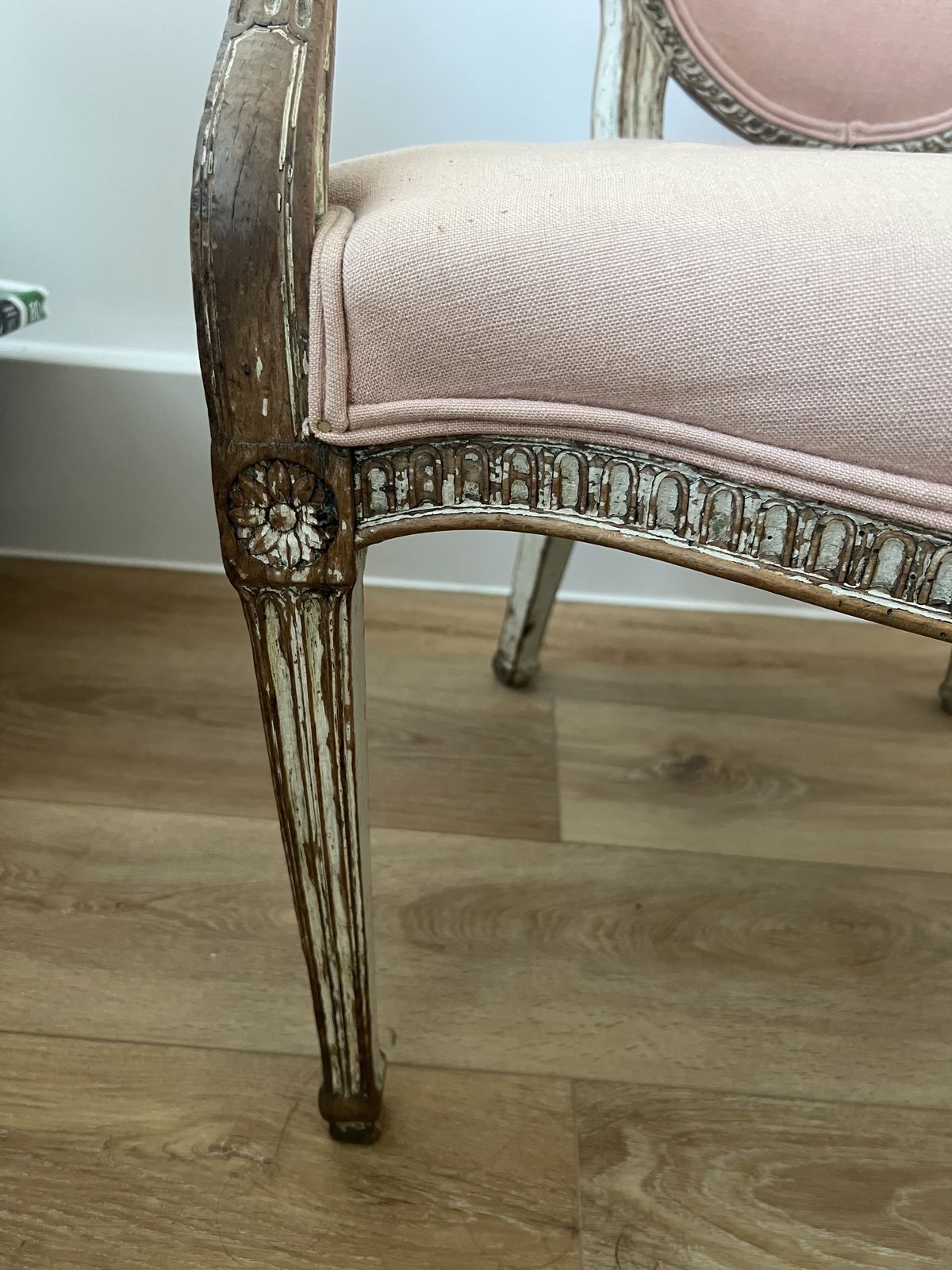 Antique French Louis XVI Style Armchair photo for sale