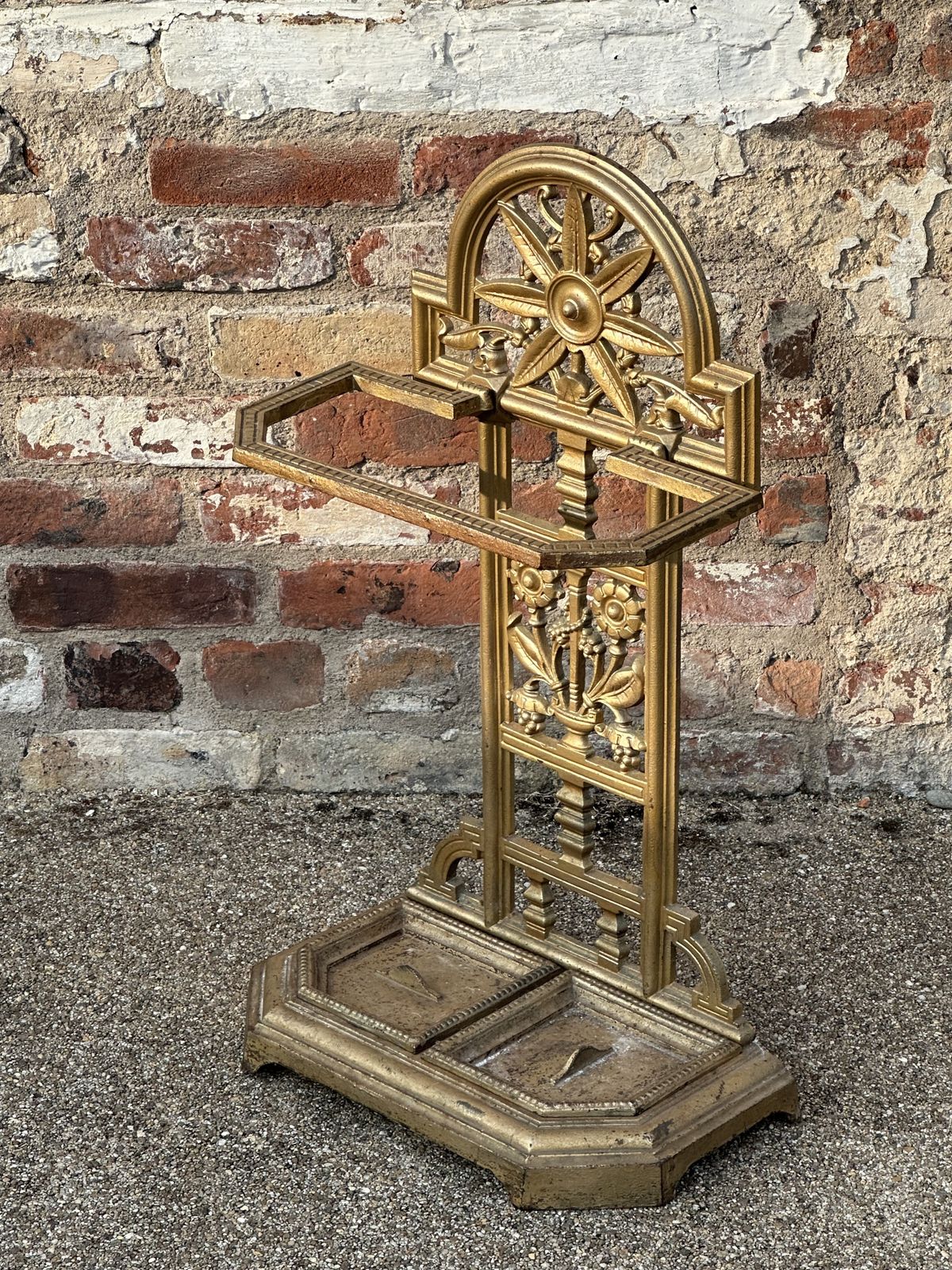 photo furniture A Falkirk Ironworks Stick Stand In The Manner Of Christopher Dresser, Fourth Quarter 19th Century