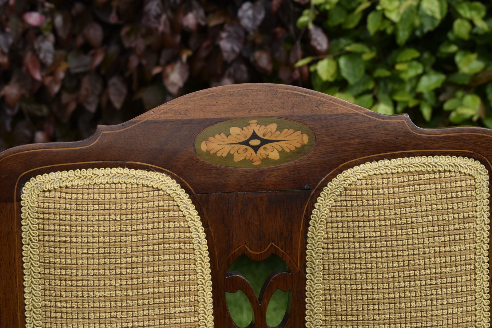Edwardian Mahogany Inlaid Rocking Chair photo buy