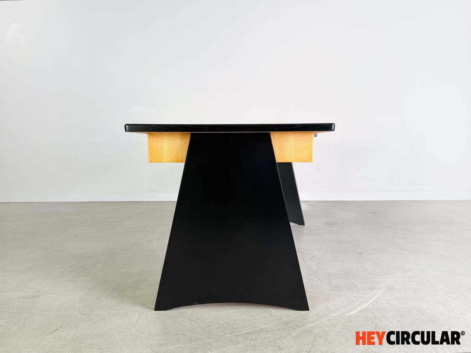 Erich Stratmann Chef Desk Elm Wood 1950 photo furniture