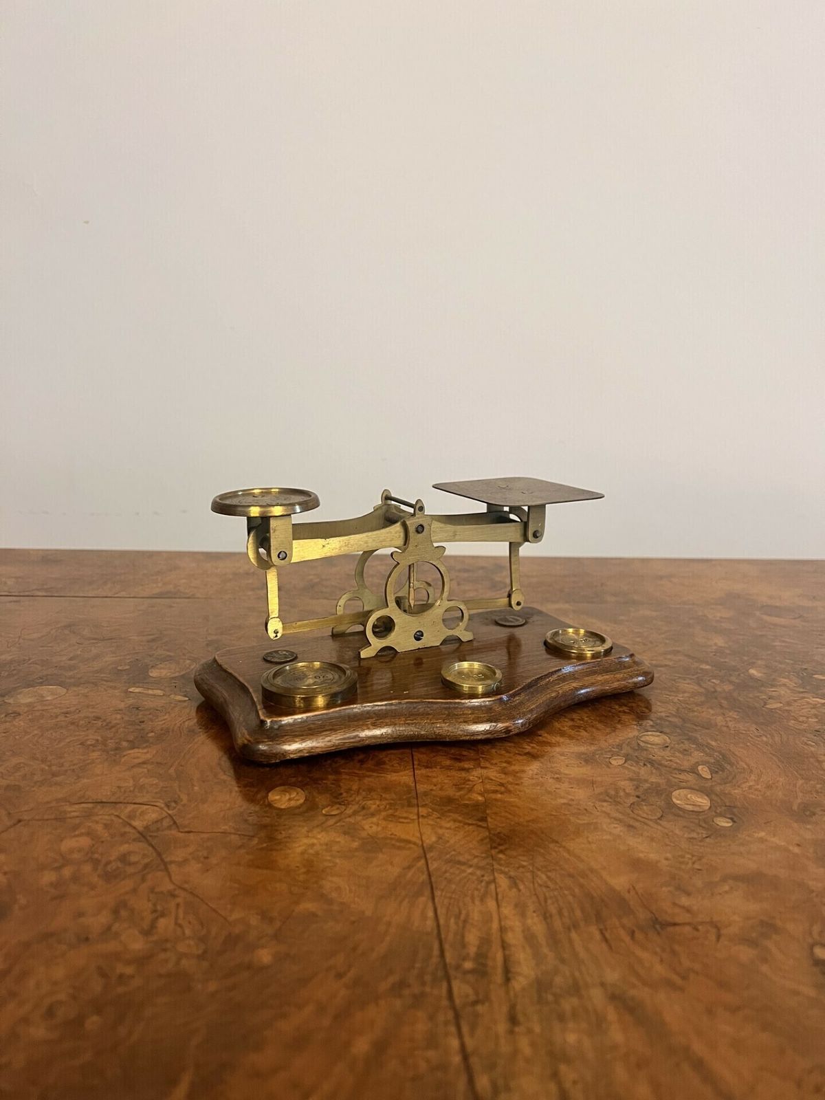 Wonderful Edwardian Postal Scales And Weights photo vinterior