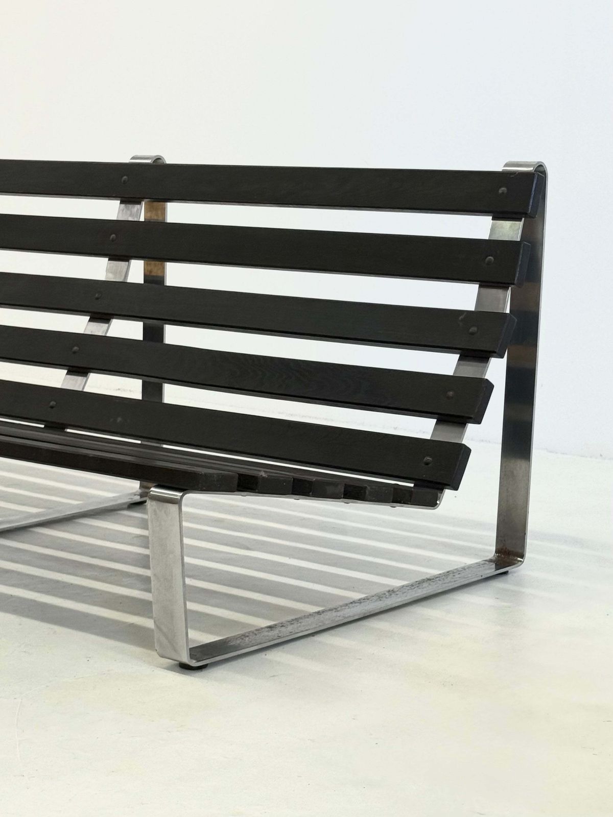 Vintage Slatted Bench By Kho Liang Ie For Artifort photo furniture