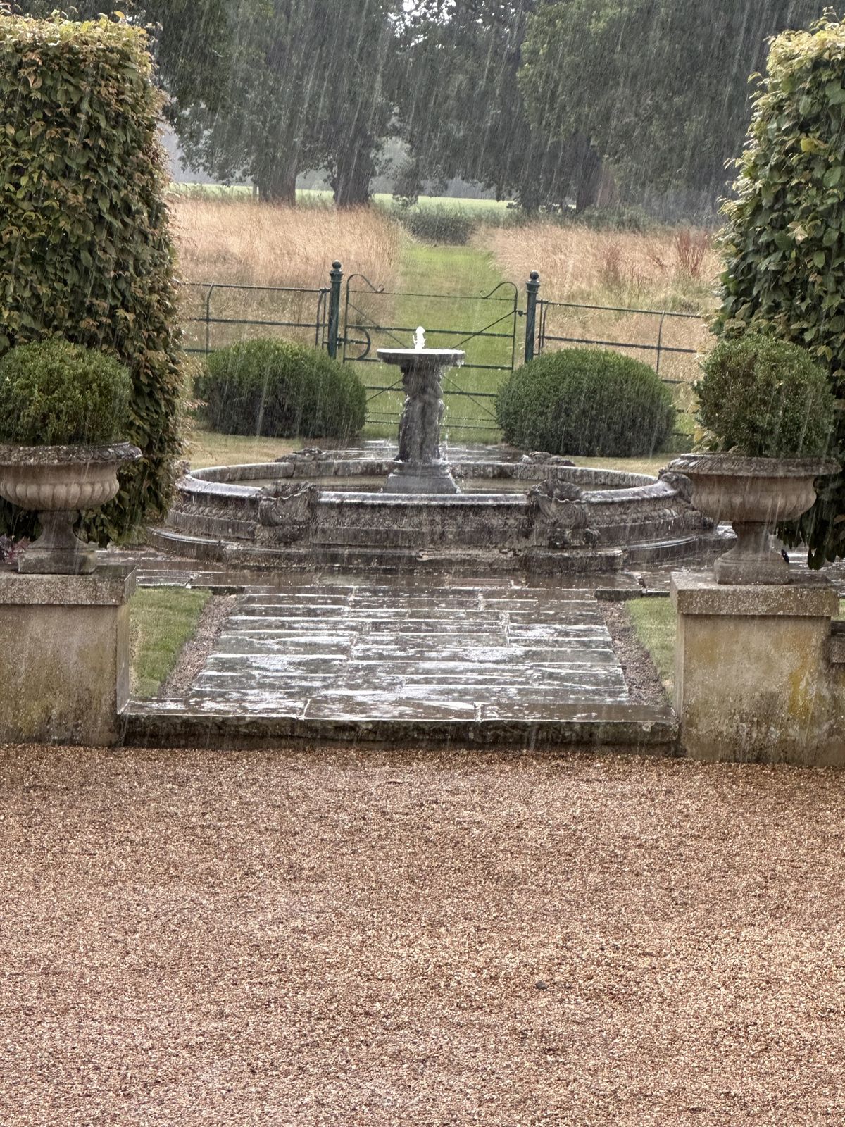 Haddonstone  Figured Fountain And Plinth In Portland