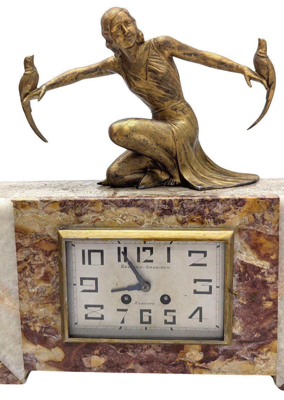 1930s Modernist Art Deco Clock By Melani photo furniture