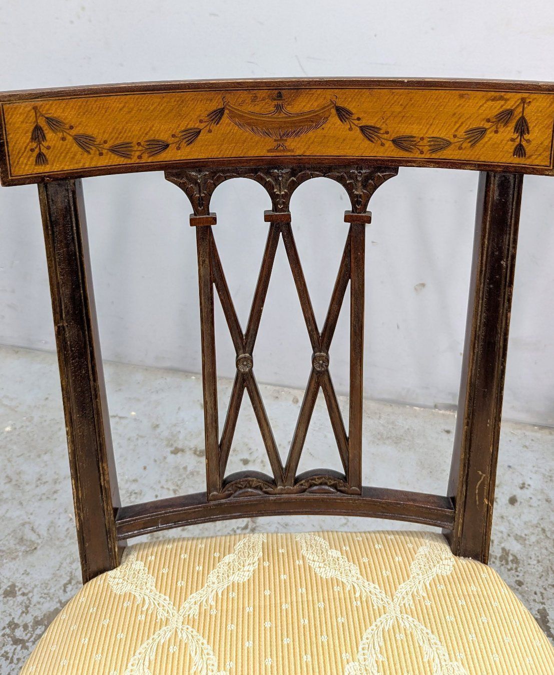 19th Century English Sheraton Mahogany Chairs photo 1602.0