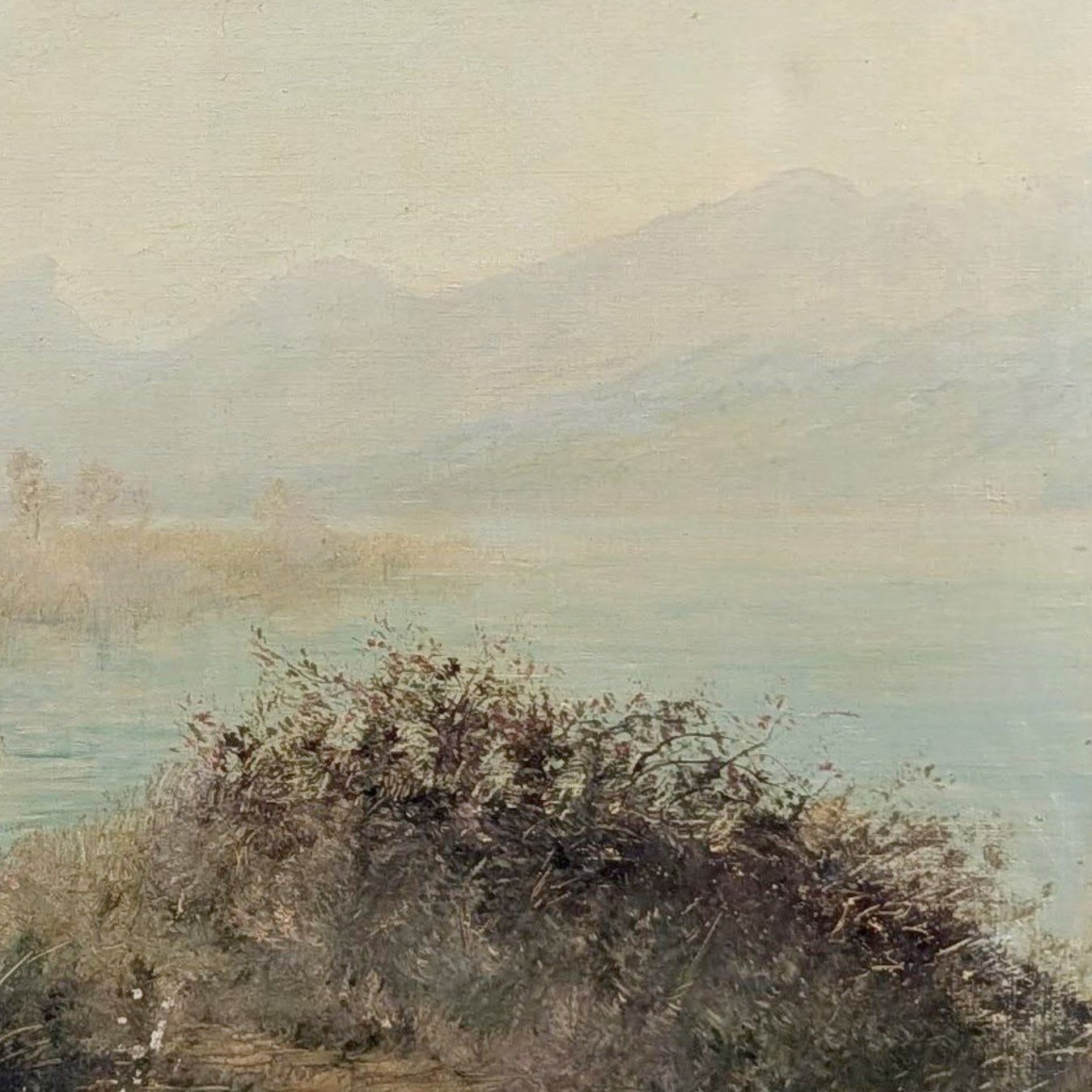 Landscape Oil On Canvas, 1900s, French School photo for sale