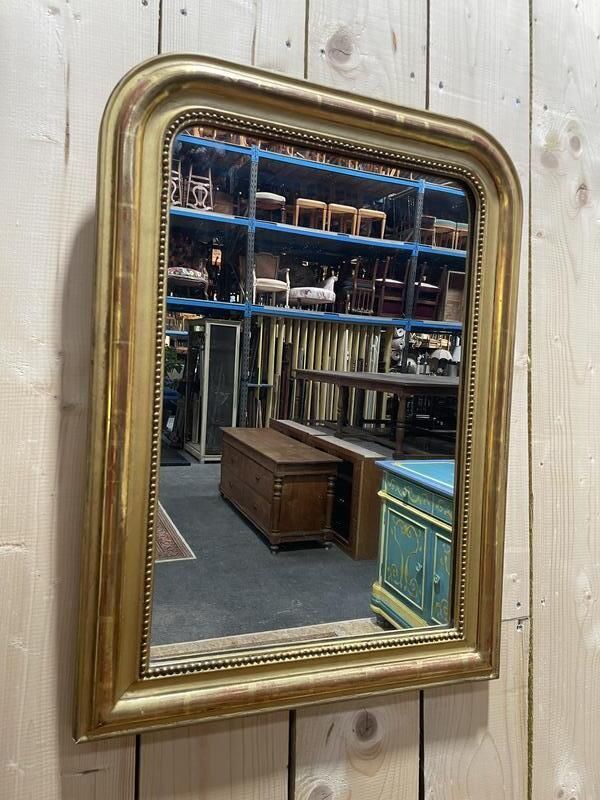 Miroir époque Louis Philippe à La Feuille D'or 80x60 Cm