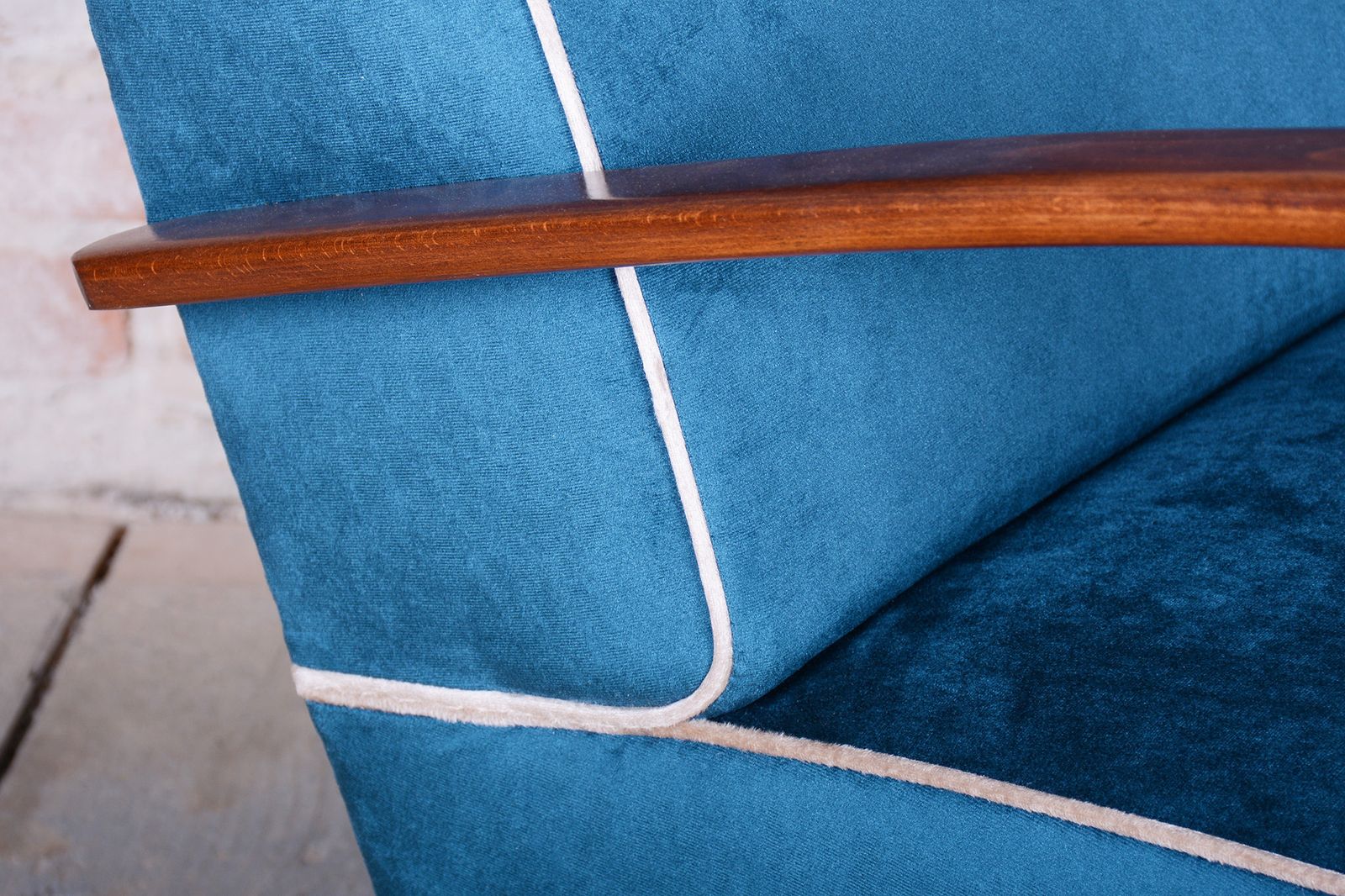 Restored Art Deco Armchair, By J. Halabala, Up Závody, Model C, Czech, 1940s photo buy
